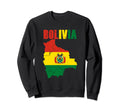 Bolivian Flag Football Fan Soccer Sweatshirt - Graphic Print Men Women - T-Shirt, Sweatshirt, Hoodie