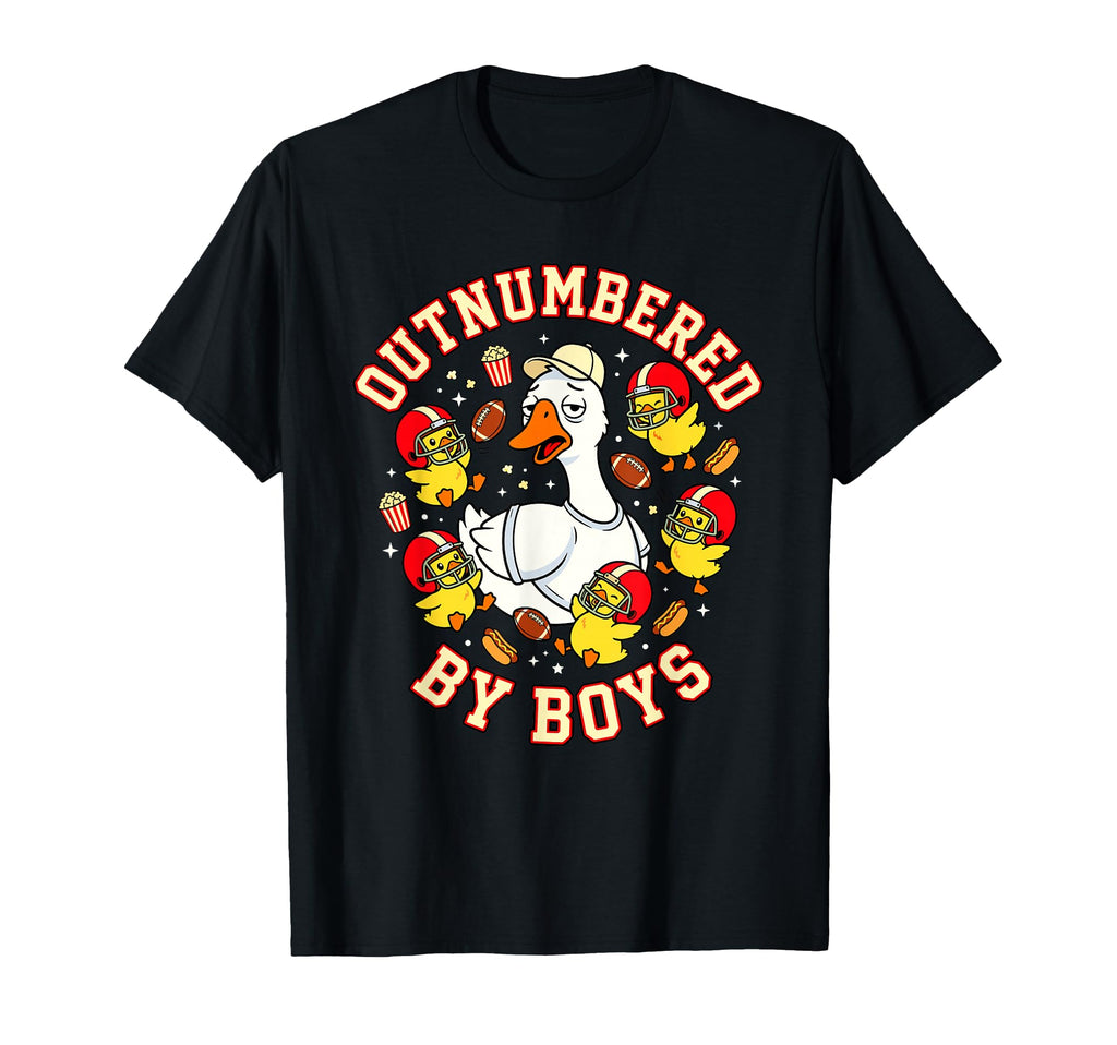 Outnumbered Ducklings Football Soccer T-Shirt - Unique Graphic for Adults - T-Shirt, Sweatshirt, Hoodie