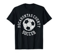 Pocahontas County Soccer Distressed 90S T-Shirt - Aesthetic Graphic Unisex - T-Shirt, Sweatshirt, Hoodie