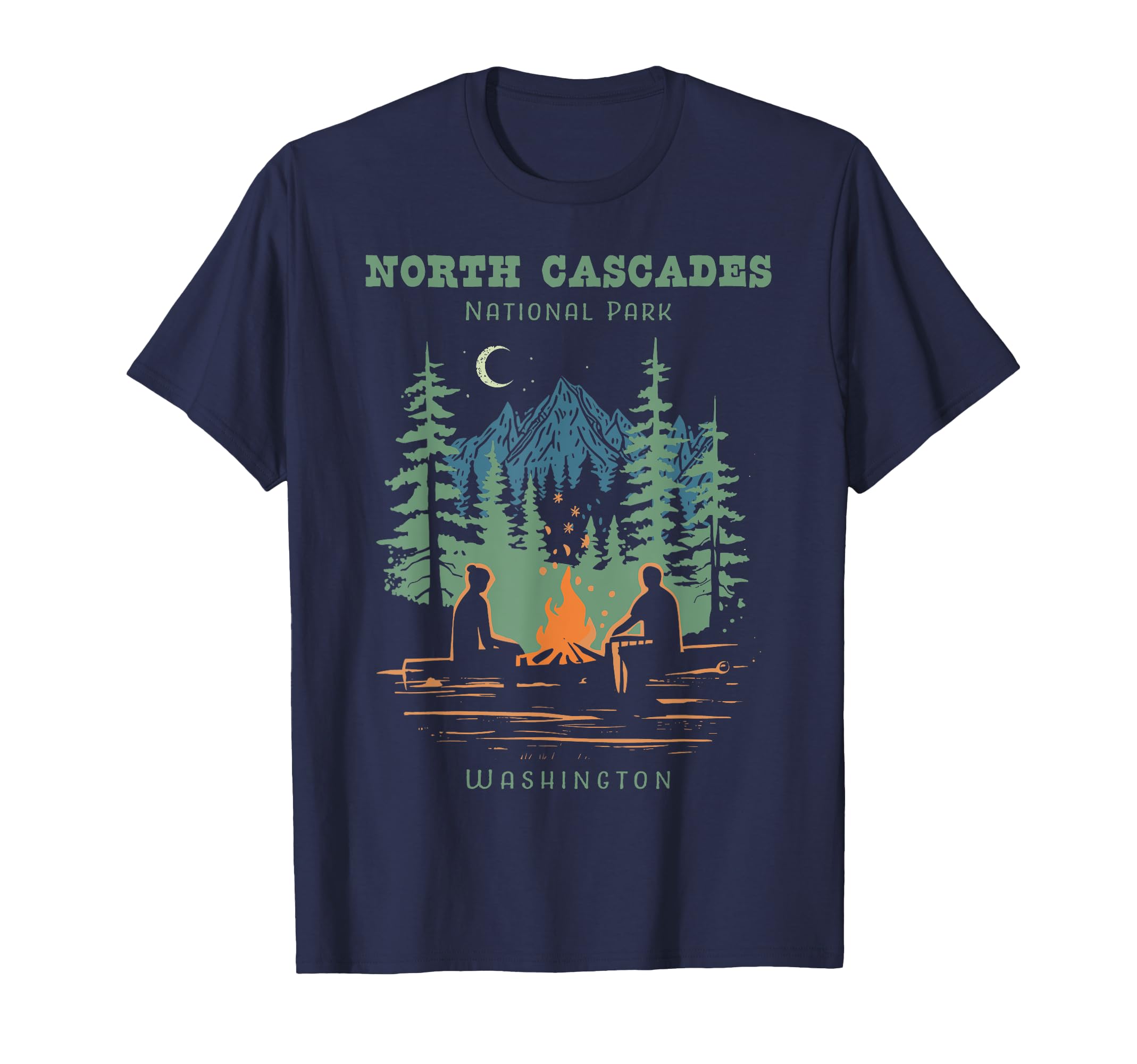 North Cascades National Park Washington T-Shirt - Trendy Graphic Unisex - T-Shirt, Sweatshirt, Hoodie