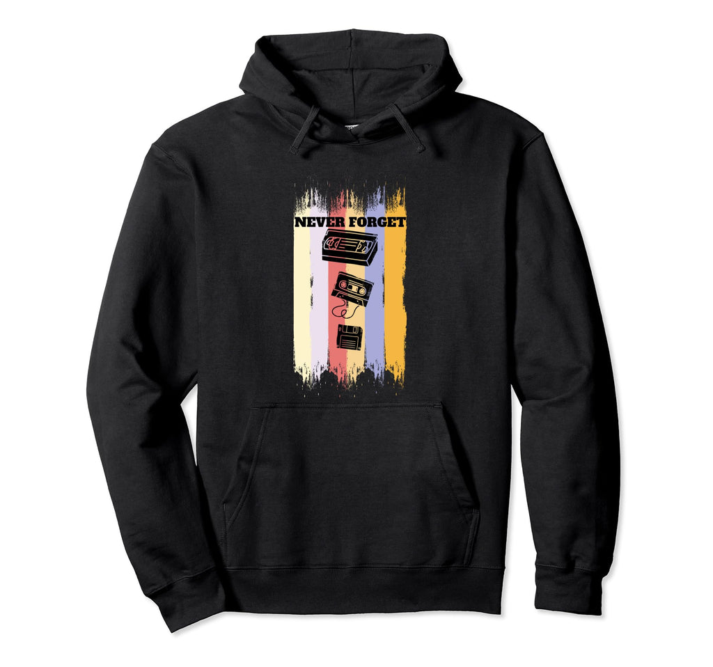 Cassette Tape Hoodie - Minimalist Print for Adults - T-Shirt, Sweatshirt, Hoodie