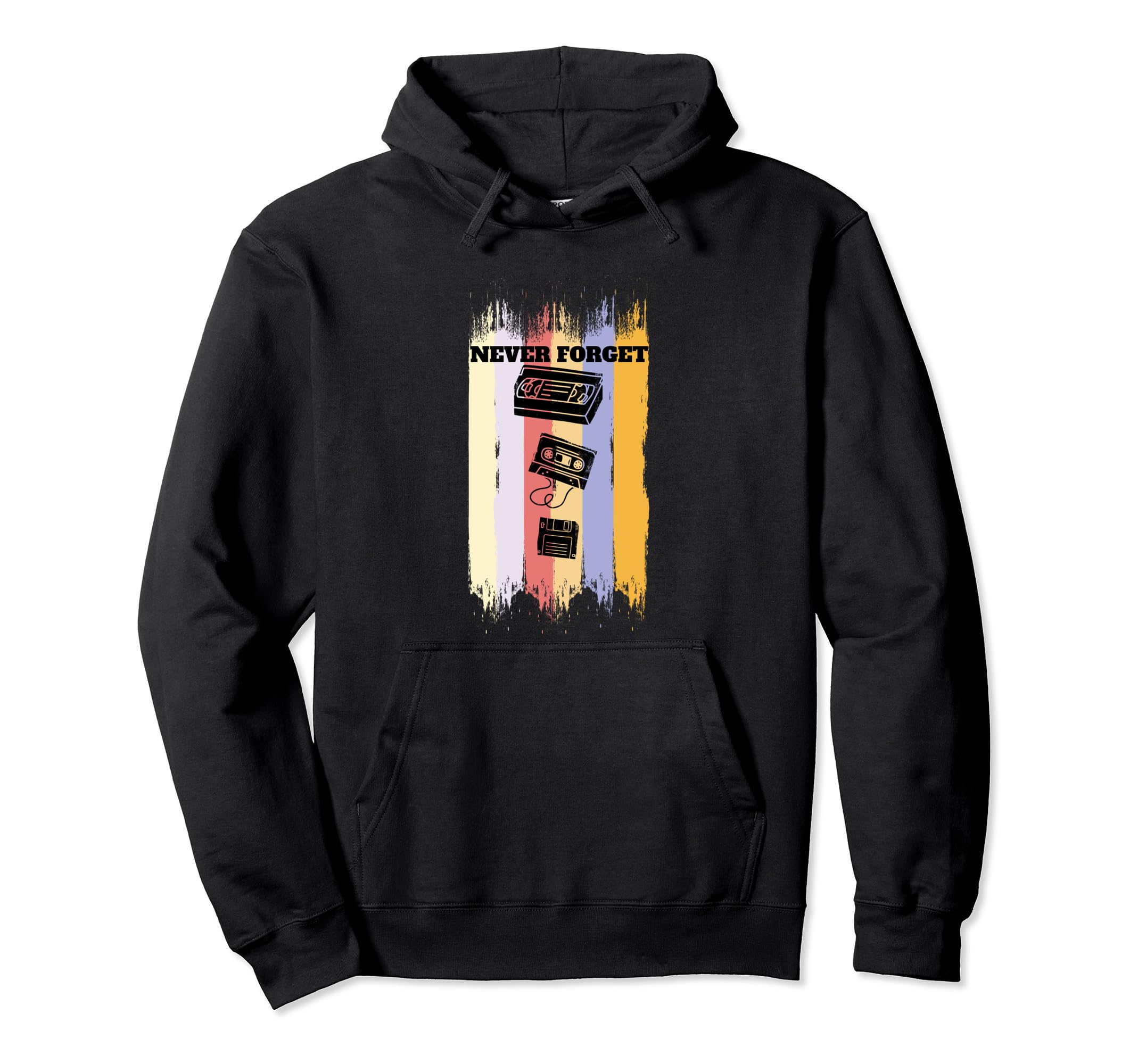 Cassette Tape Hoodie - Minimalist Print for Adults - T-Shirt, Sweatshirt, Hoodie