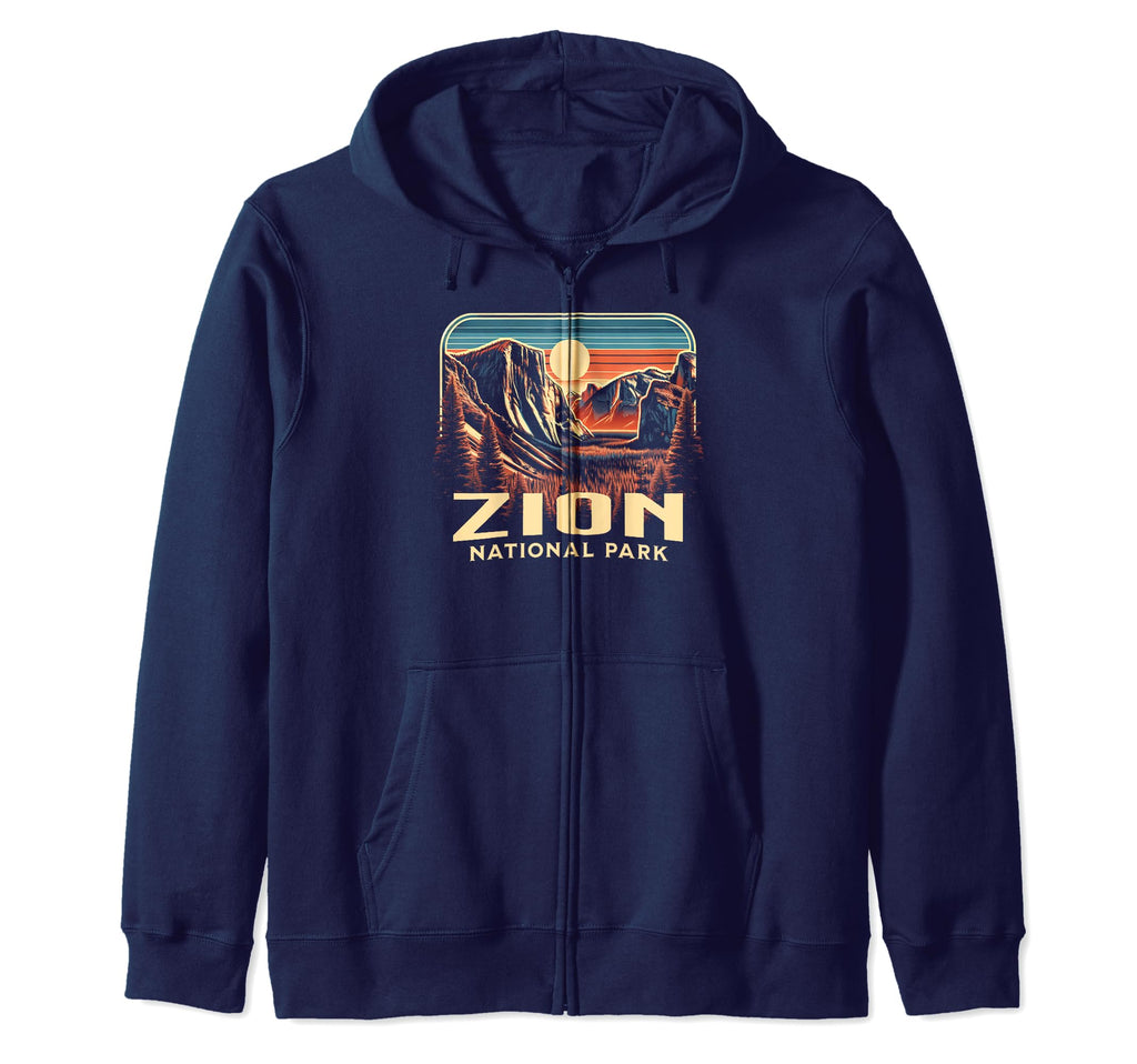 Zion National Park Utah Usa Outdoor T-Shirt - Minimalist Print for Adults - T-Shirt, Sweatshirt, Hoodie