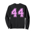 44 Number Forty Four Sports Sweatshirt - Aesthetic Graphic for Adults - T-Shirt, Sweatshirt, Hoodie