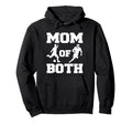 Mom Both Funny Soccer Football Mom Hoodie - Custom Art Print Men Women - T-Shirt, Sweatshirt, Hoodie
