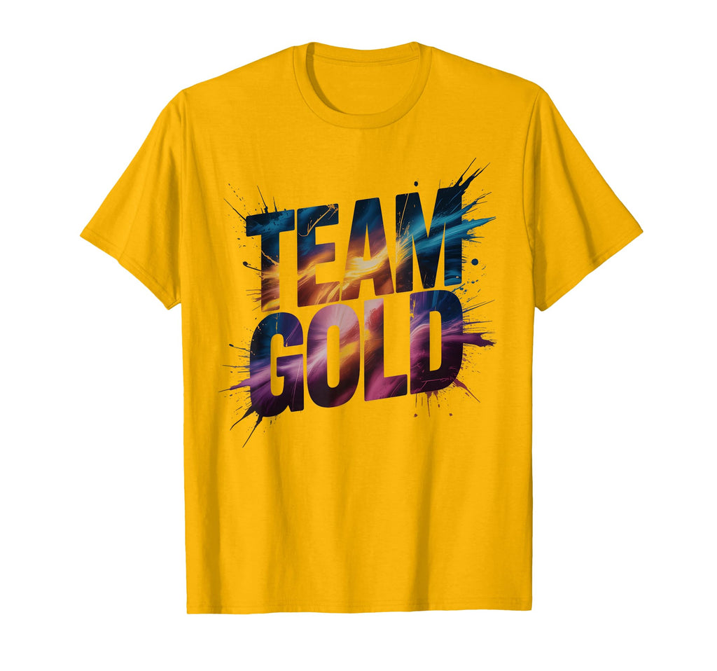 Team Gold Field Day Competition T-Shirt - Casual Everyday Wear for Adults - T-Shirt, Sweatshirt, Hoodie