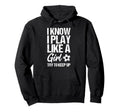 I Know I Play Like Try To Keep Up Soccer Hoodie - Graphic Print Men Women - T-Shirt, Sweatshirt, Hoodie