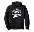 Busy Raising Ballers Soccer Cheer Mom Hoodie - Minimalist Print Unisex - T-Shirt, Sweatshirt, Hoodie