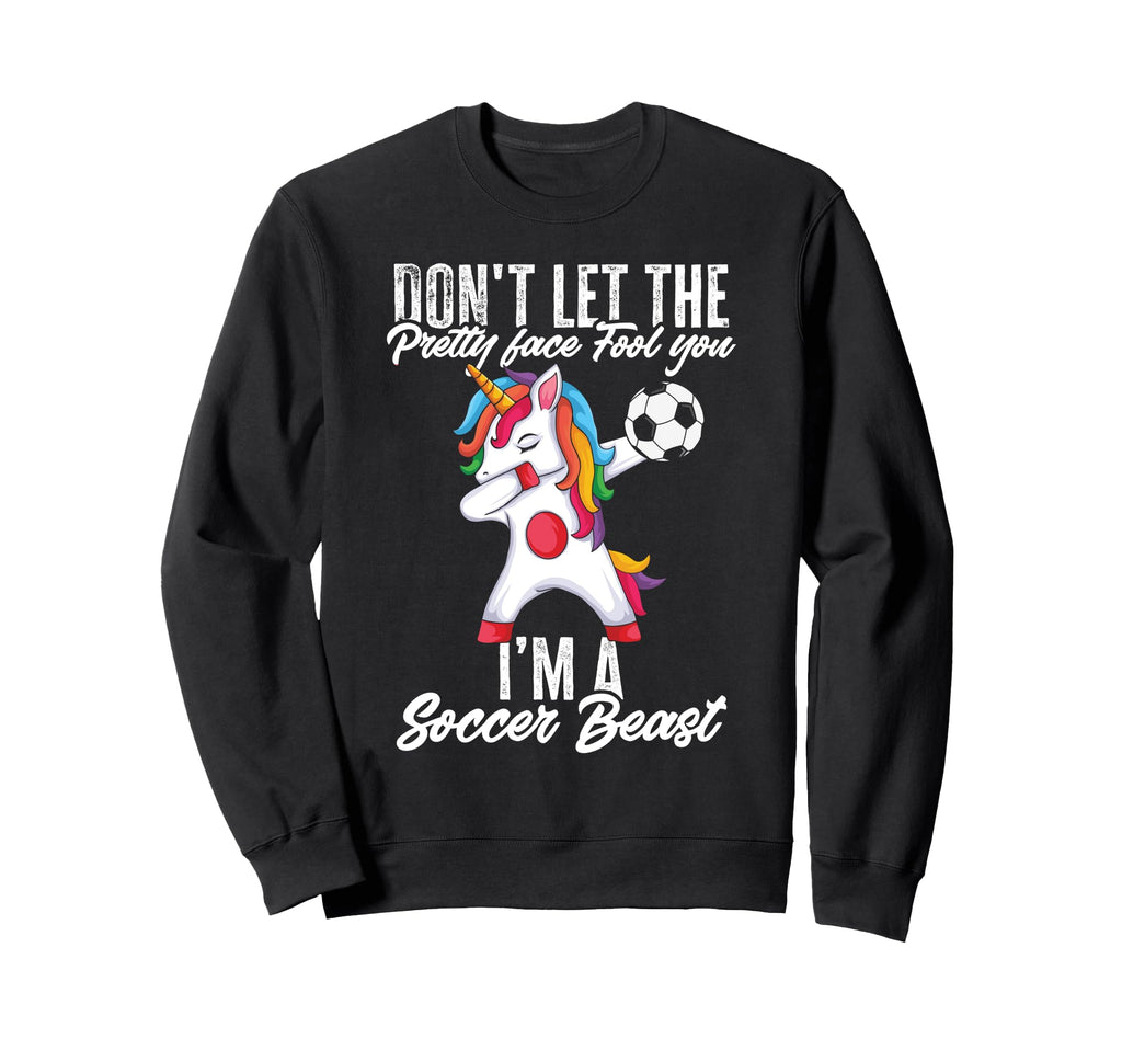 Funny Im Soccer Beast Sweatshirt - Minimalist Print Men Women - T-Shirt, Sweatshirt, Hoodie