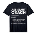 Mens Assistant Head Coach Asst Coach T-Shirt - Custom Art Print Men Women - T-Shirt, Sweatshirt, Hoodie