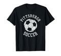 Pittsburgh Soccer Distressed 90S T-Shirt - Streetwear Style Unisex - T-Shirt, Sweatshirt, Hoodie