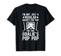 Im Hockey Goalie Pop Pop Ice Hockey T-Shirt - Aesthetic Graphic for Adults - T-Shirt, Sweatshirt, Hoodie