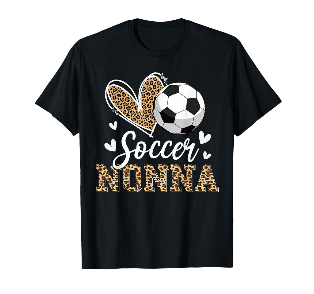 Funny Soccer Nonna Leopard Nonna T-Shirt - Novelty Apparel for Adults - T-Shirt, Sweatshirt, Hoodie