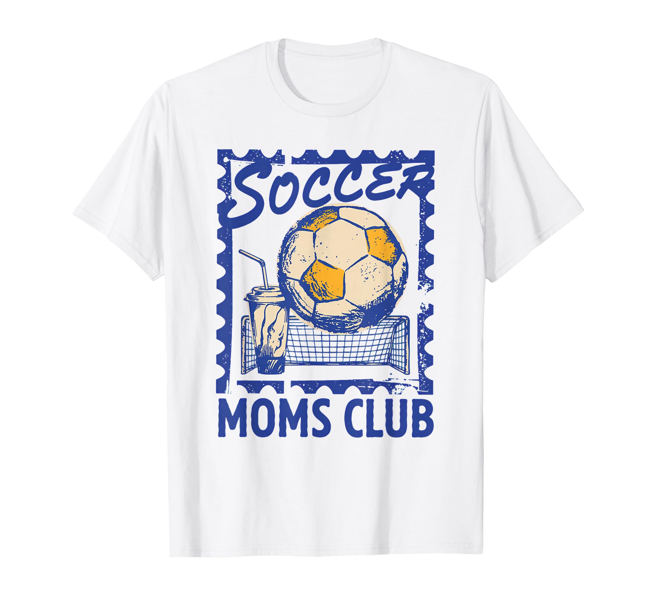 Soccer Football Moms Club Funny T-Shirt - Custom Art Print Men Women - T-Shirt, Sweatshirt, Hoodie