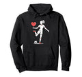 Soccer Valentines Day Heart Love Hoodie - Novelty Apparel Unisex - T-Shirt, Sweatshirt, Hoodie
