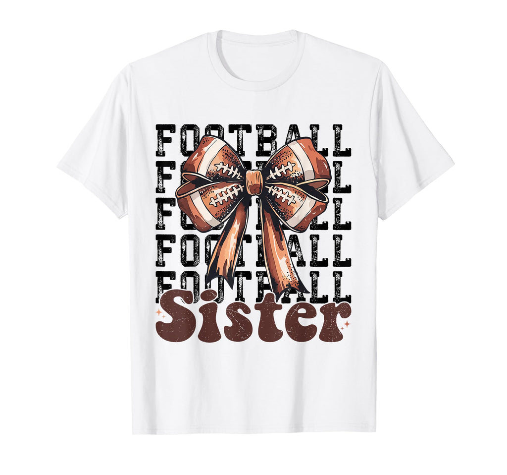 Coquette Bow American Football Game Day T-Shirt - Trendy Graphic Men Women - T-Shirt, Sweatshirt, Hoodie