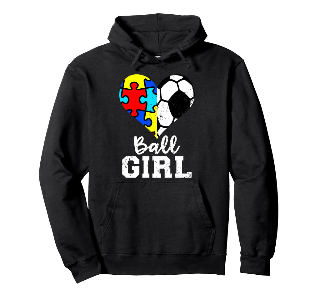 Autism Soccer Funny Autism Puzzle Hoodie - Fun Novelty Design Men Women - T-Shirt, Sweatshirt, Hoodie