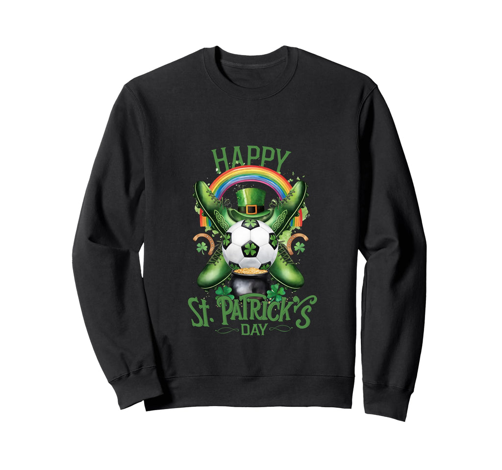 Funny Patricks Day Soccer Sweatshirt - Casual Everyday Wear for Adults - T-Shirt, Sweatshirt, Hoodie