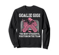 Funny Hockey Goalie Gigi Hockey Sweatshirt - Custom Art Print for Adults - T-Shirt, Sweatshirt, Hoodie