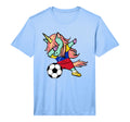 Dabbing Unicorn Venezuela Soccer T-Shirt - Trendy Graphic Unisex - T-Shirt, Sweatshirt, Hoodie