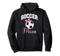 Soccer Mom Bow Soccer Ball Hoodie - Minimalist Print Unisex - T-Shirt, Sweatshirt, Hoodie