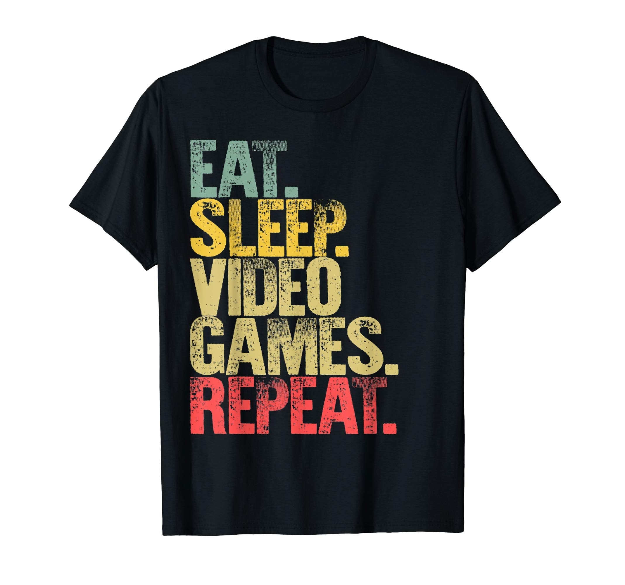 Eat Sleep Repeat Eat Sleep Video T-Shirt - Minimalist Print for Adults - T-Shirt, Sweatshirt, Hoodie