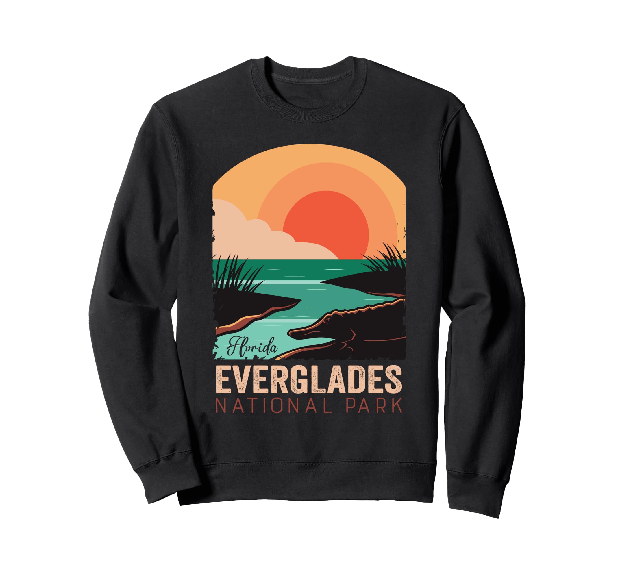 Everglades National Park Sweatshirt - Custom Art Print for Adults - T-Shirt, Sweatshirt, Hoodie