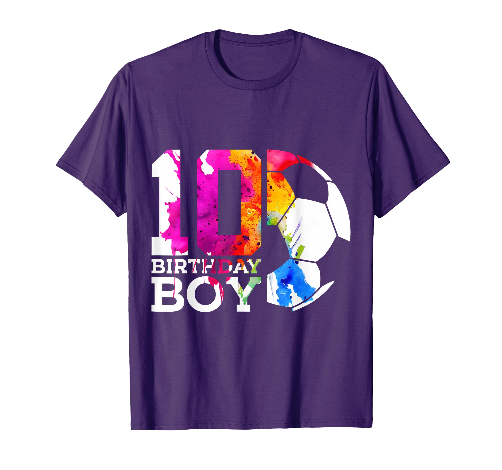 10 Birthday Soccer 10Th Birthday T-Shirt - Fun Novelty Design Unisex - T-Shirt, Sweatshirt, Hoodie