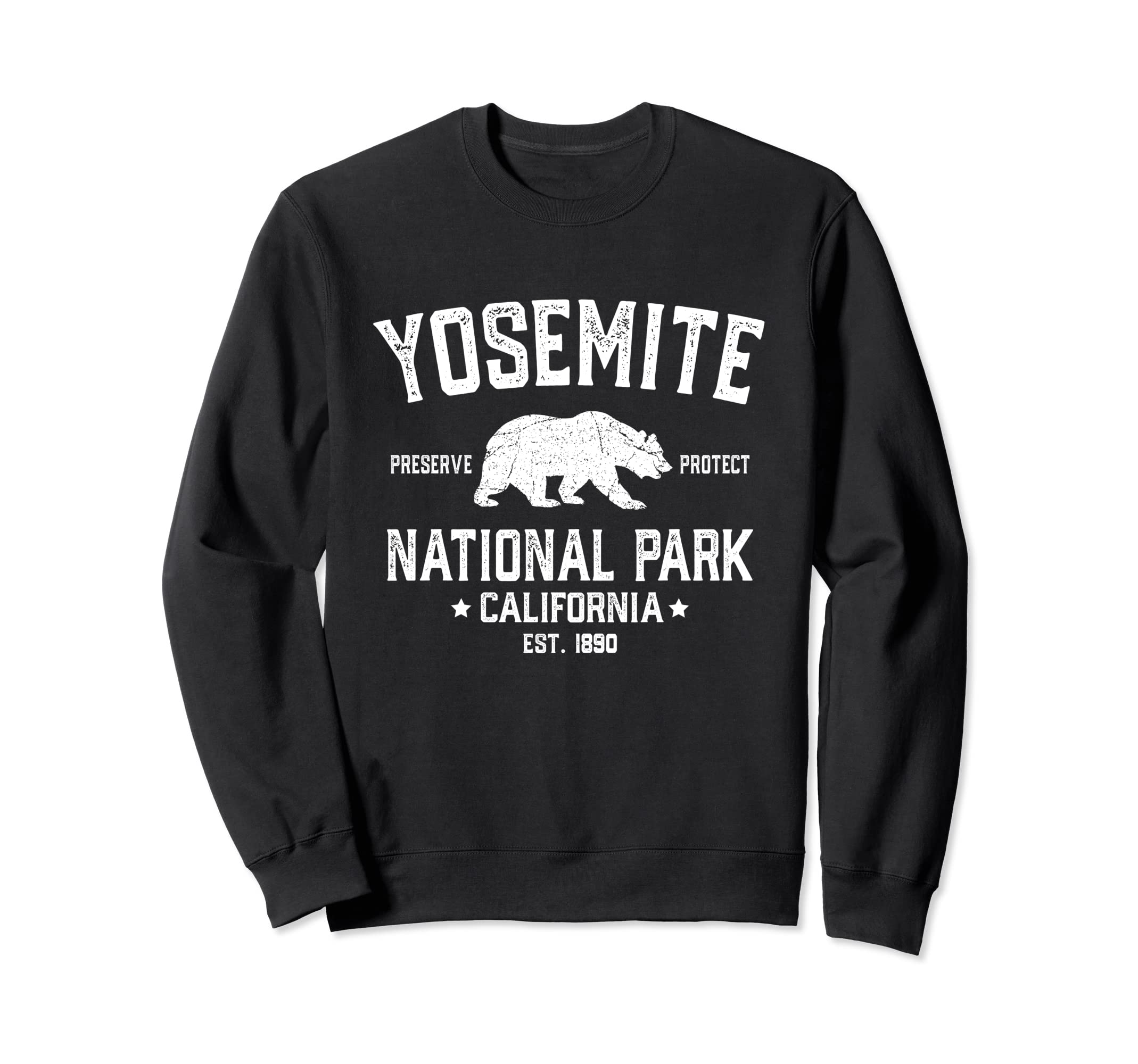 Yosemite Bear California Ca National Sweatshirt - Unique Graphic Men Women - T-Shirt, Sweatshirt, Hoodie