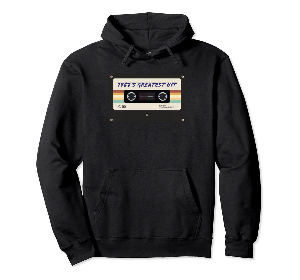 1967 Greatest Hit Funny Cassette Tape Hoodie - Trendy Graphic Unisex - T-Shirt, Sweatshirt, Hoodie