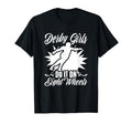 Eight Wheel Roller Derby Skater T-Shirt - Fun Novelty Design Men Women - T-Shirt, Sweatshirt, Hoodie