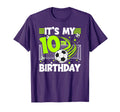10Th Soccer Birthday Party 10 Year Old T-Shirt - Streetwear Style Unisex - T-Shirt, Sweatshirt, Hoodie