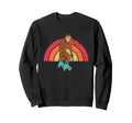 Roller Skating Bigfoot 80S Sweatshirt - Aesthetic Graphic for Adults - T-Shirt, Sweatshirt, Hoodie