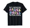 Groovy Soccer Keeper Sister Soccer T-Shirt - Custom Art Print Unisex - T-Shirt, Sweatshirt, Hoodie