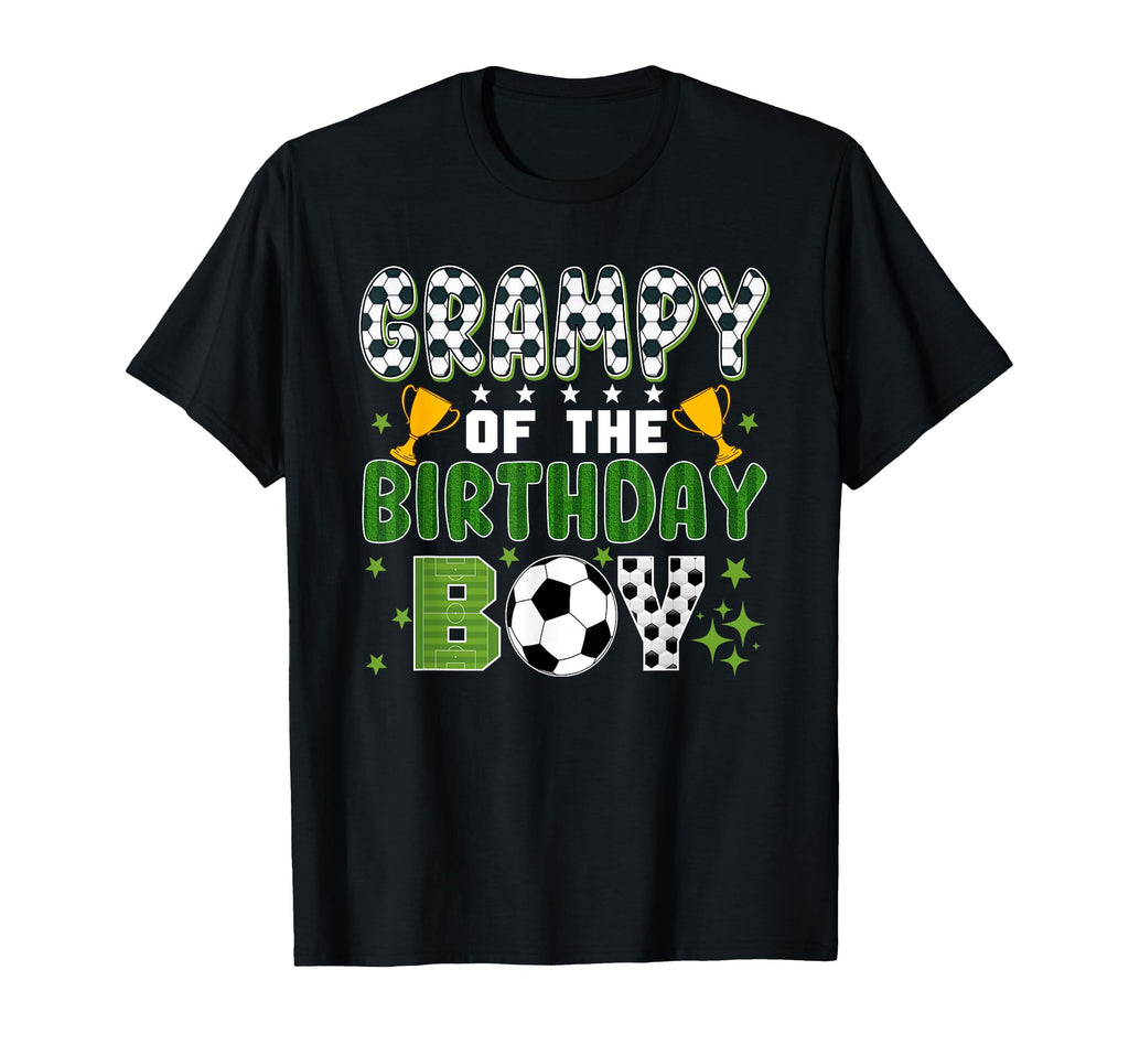 Grampy Birthday Soccer Group Family T-Shirt - Minimalist Print Men Women - T-Shirt, Sweatshirt, Hoodie