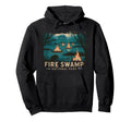Fire Swamp National Park Camping Hiking Hoodie - Trendy Graphic Men Women - T-Shirt, Sweatshirt, Hoodie