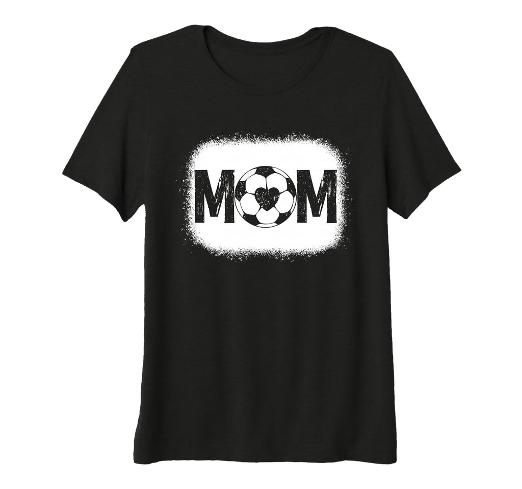 Womens Soccer Mom Heart Ball Sports Fan T-Shirt - Streetwear Style Unisex - T-Shirt, Sweatshirt, Hoodie