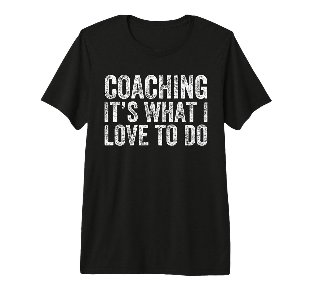 Coaching Love Funny Soccer Coaches T-Shirt - Minimalist Print Unisex - T-Shirt, Sweatshirt, Hoodie