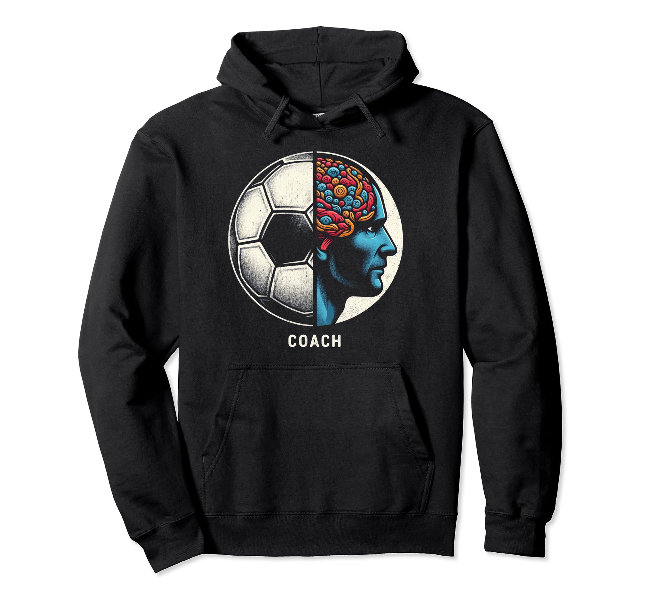 Soccer Coach Training Coaching Hoodie - Custom Art Print Men Women - T-Shirt, Sweatshirt, Hoodie