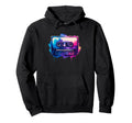 Splash Art Cassette Player Music Hoodie - Casual Everyday Wear for Adults - T-Shirt, Sweatshirt, Hoodie