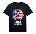 Womens Soccer American Flag Soccer T-Shirt - Aesthetic Graphic for Adults - T-Shirt, Sweatshirt, Hoodie