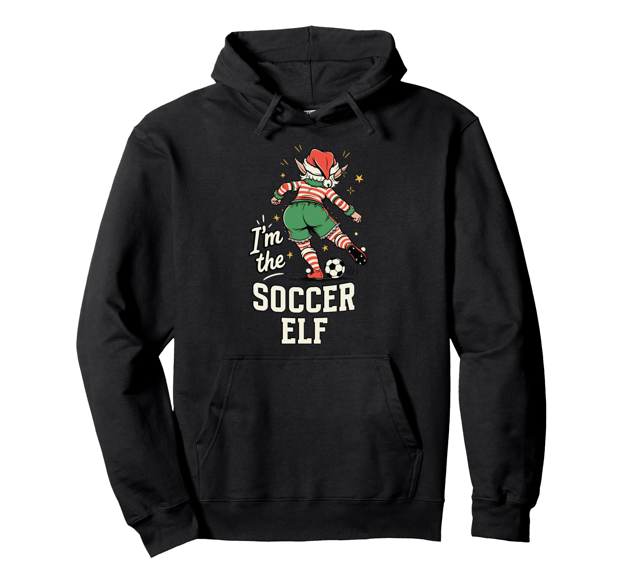 Im Soccer Elf Funny Matching Family Hoodie - Streetwear Style for Adults - T-Shirt, Sweatshirt, Hoodie