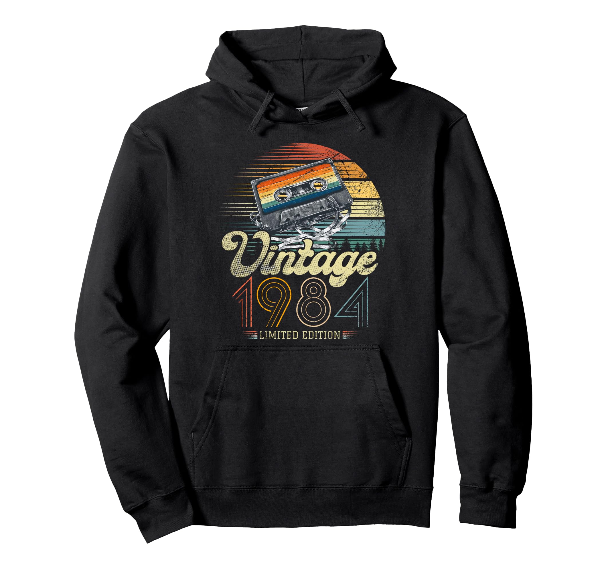 1984 Cassette Tape Hoodie - Fun Novelty Design for Adults - T-Shirt, Sweatshirt, Hoodie