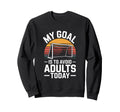My Goal Is To Avoid Adults Today Sweatshirt - Minimalist Print for Adults - T-Shirt, Sweatshirt, Hoodie