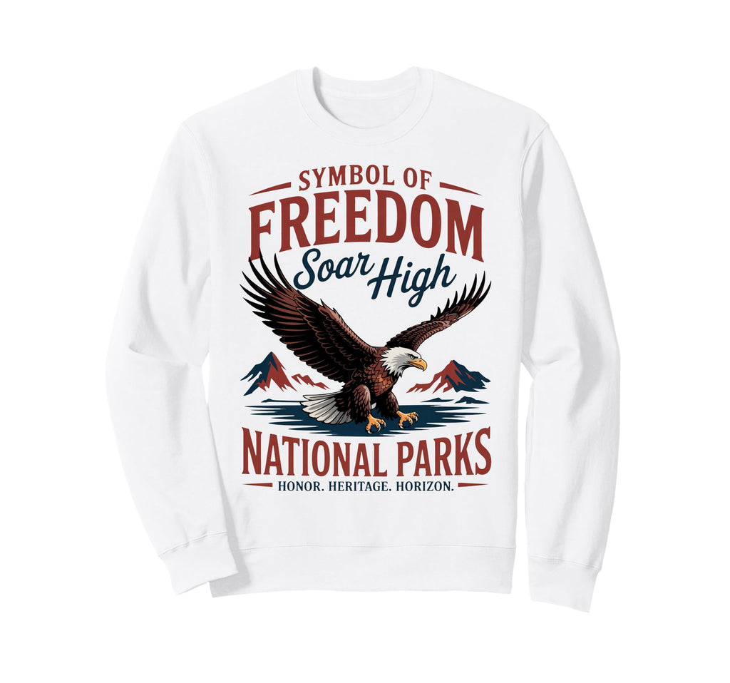 Patriotic American Usa Eagle Sweatshirt - Streetwear Style for Adults - T-Shirt, Sweatshirt, Hoodie