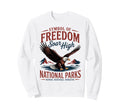 Patriotic American Usa Eagle Sweatshirt - Streetwear Style for Adults - T-Shirt, Sweatshirt, Hoodie