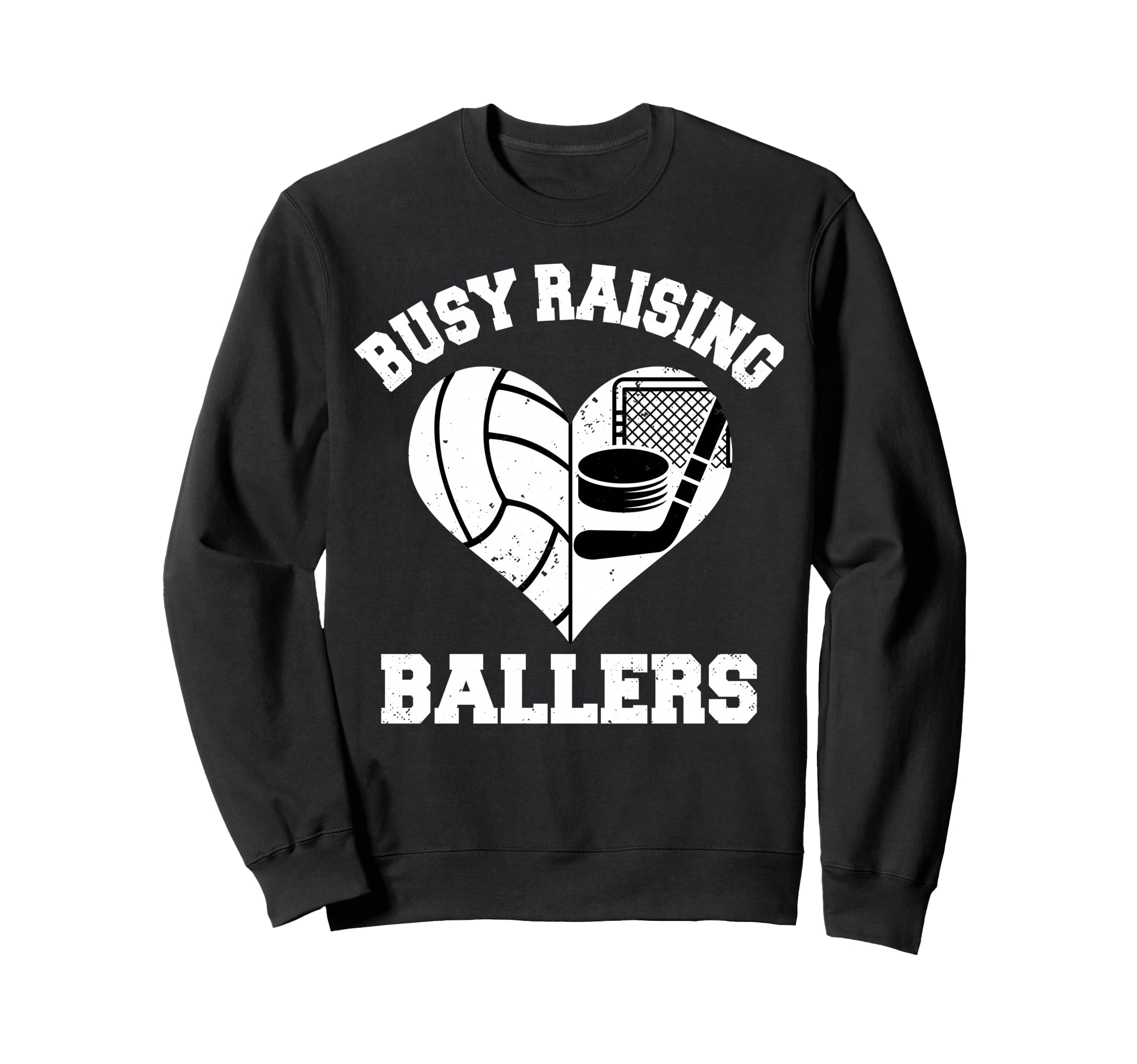 Busy Raising Ballers Sweatshirt - Casual Everyday Wear for Adults - T-Shirt, Sweatshirt, Hoodie