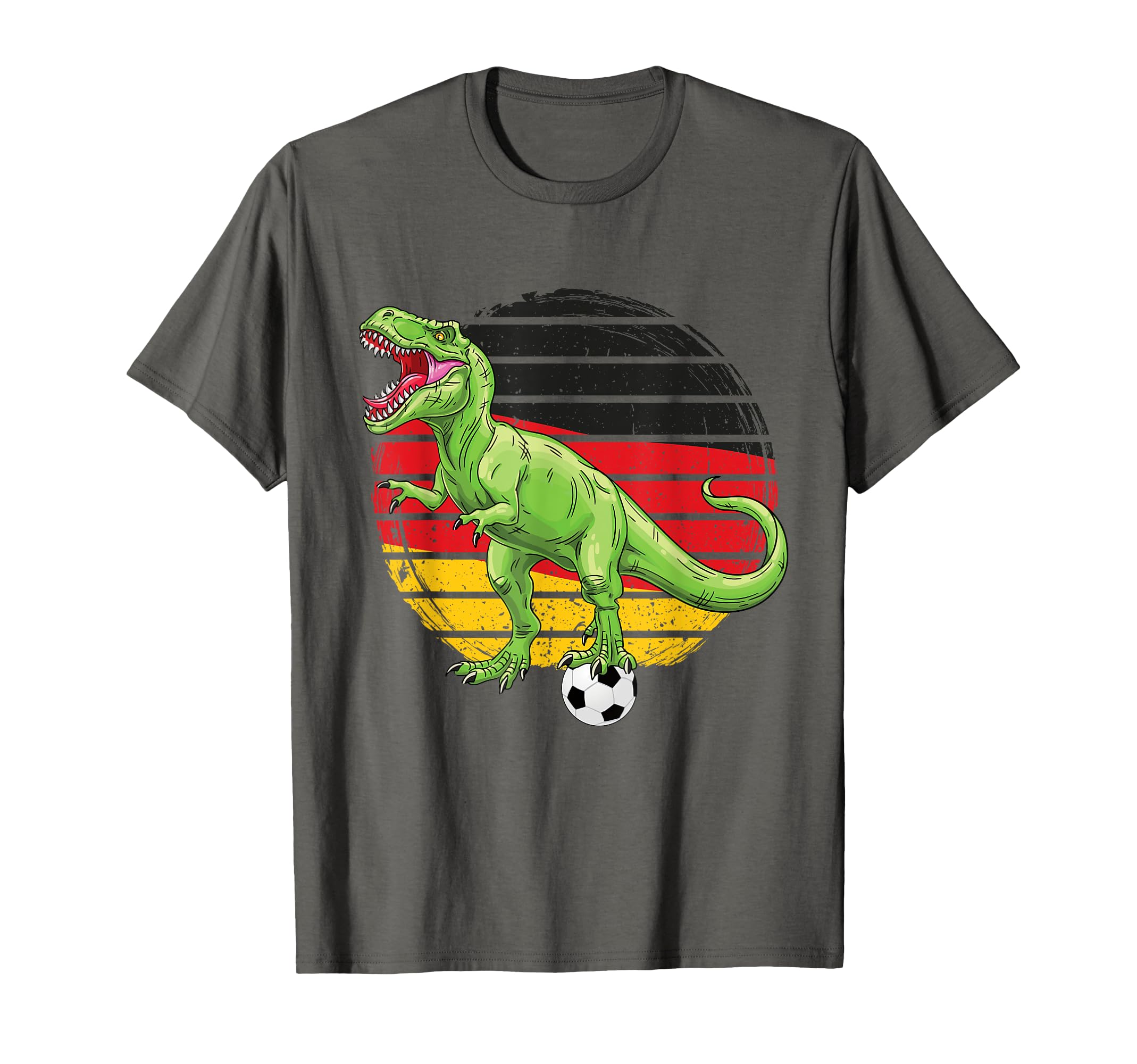 Soccer Dino Trex German Jersey T-Shirt - Custom Art Print for Adults - T-Shirt, Sweatshirt, Hoodie