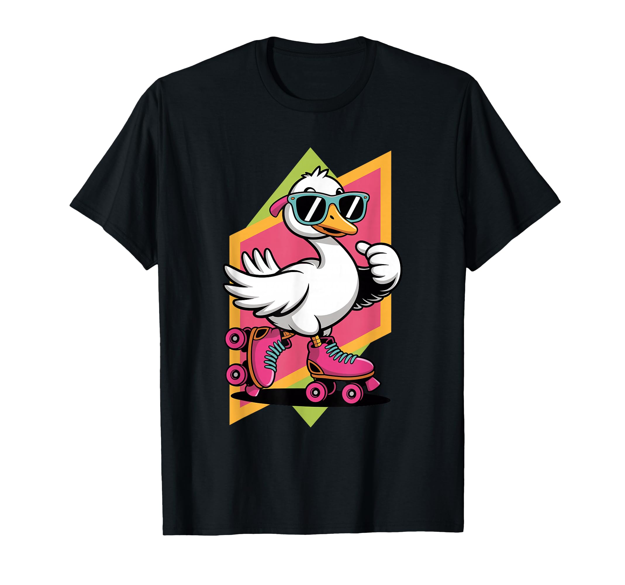 Silly Goose Roller Skates Skating T-Shirt - Fun Novelty Design for Adults - T-Shirt, Sweatshirt, Hoodie