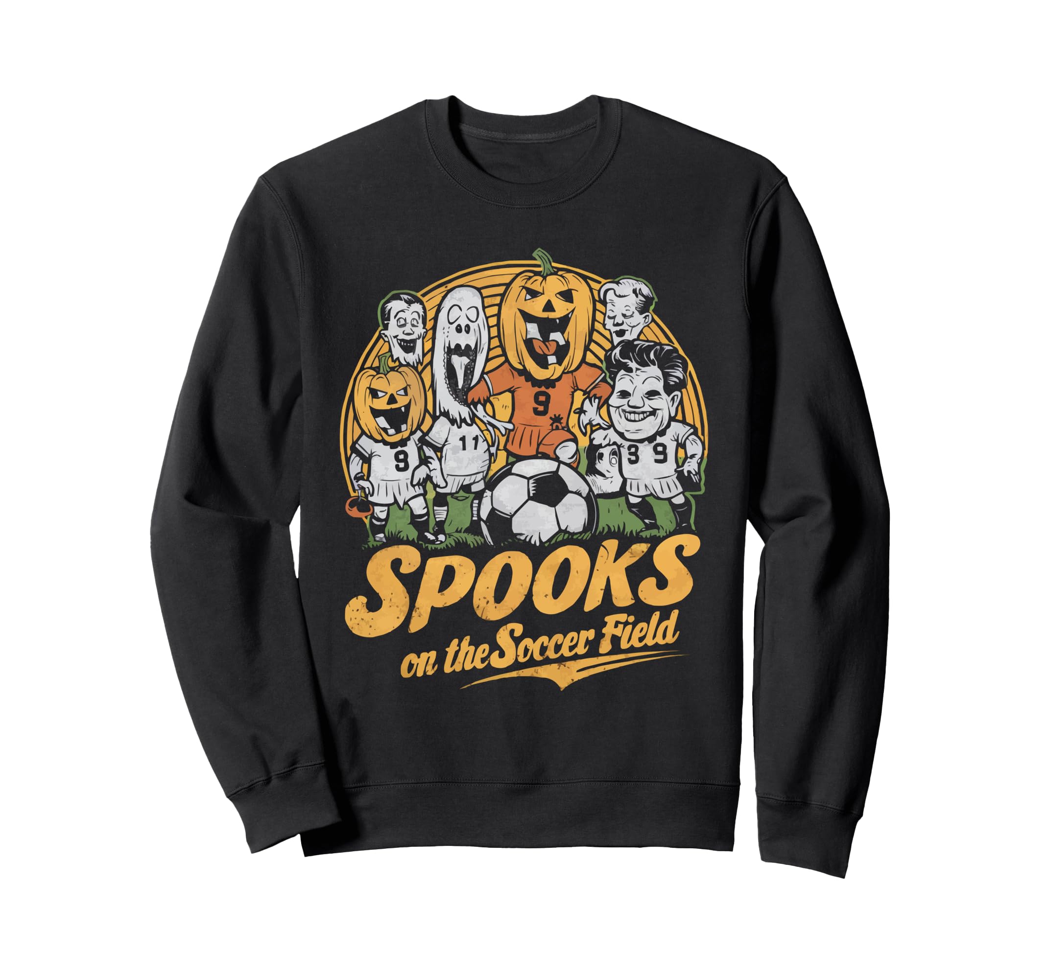 Soccer Halloween Spooky Goalkeeper Sweatshirt - Novelty Apparel Men Women - T-Shirt, Sweatshirt, Hoodie